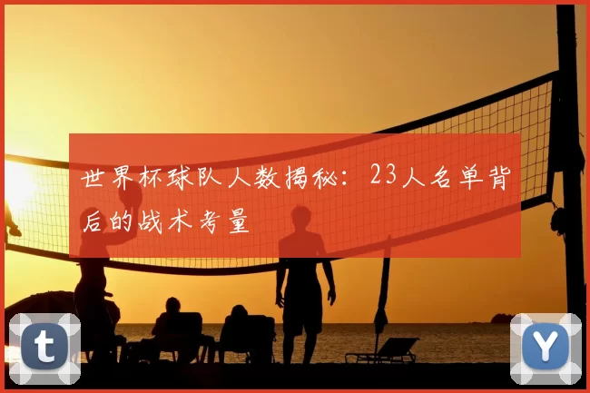世界杯球队人数揭秘：23人名单背后的战术考量